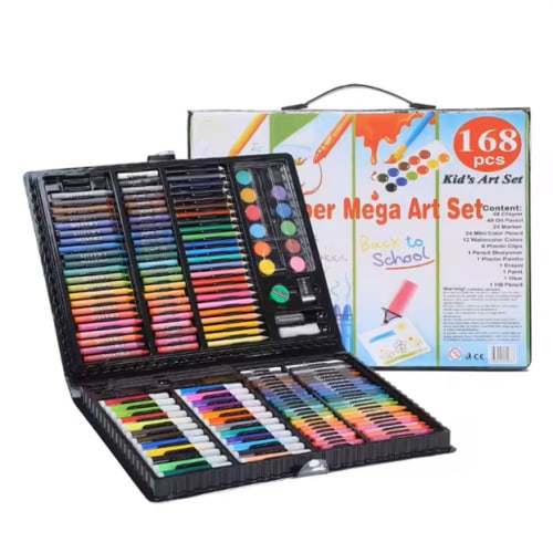 Ensemble valise peinture coloriage 168 pièces Ensemble valise peinture coloriage 168 pièces